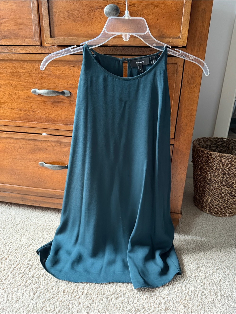 Theory Teal Sleeveless shirt